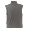 BINAS fleece waistcoat grey