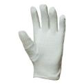Cotton glove with micro dots