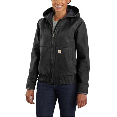 Washed Duck Active Jackets, Black