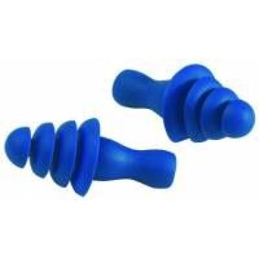 Ear plugs with cord blue
