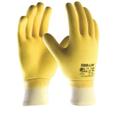 ATG NBR-Lite fully coated glove yellow