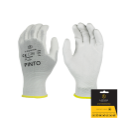 PINTO PU coated glove white (single pack)