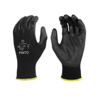 PINTO PU coated glove black