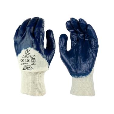 SINOP nitrile coated glove blue, size 10