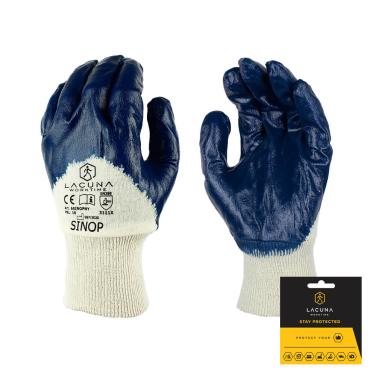 SINOP nitrile coated glove blue, size 10 (single pack)