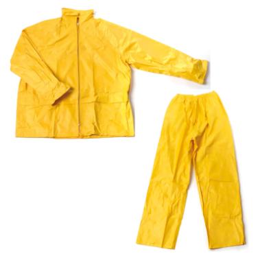 KISHA polyamide rain suit yellow