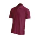 Men’s short sleeve polo shirt, Bordeaux red