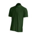 Men’s short sleeve polo shirt, bottle green