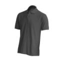 Men’s short sleeve polo shirt, graphite grey