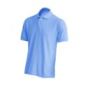 Men’s short sleeve polo shirt, light blue