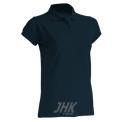 Women’s short sleeve polo shirt, dark blue