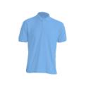 Men’s short sleeve polo shirt, light blue