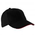 Orlando baseball cap black/red