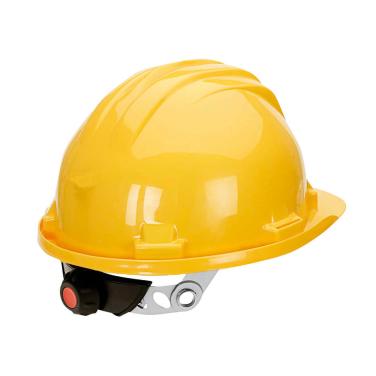 5RG Electricians helmet with size adjustment wheel, yellow