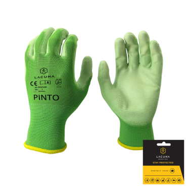 PINTO PU coated glove green