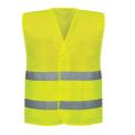 KANES MESH hi-vis waistcoat yellow, universal size