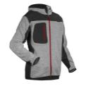 Fleece jacket BORA grey/black