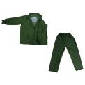 KISHA polyamide rain suit green
