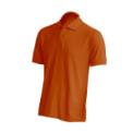 Men’s short sleeve polo shirt, orange