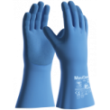 ATG MaxiChem Latex long cuff glove blue 35cm