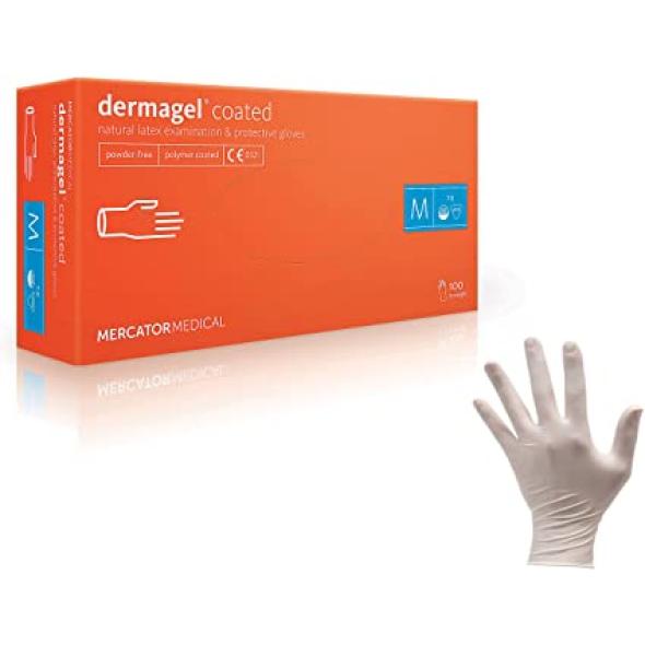 DERMAGEL COATED latex gloves XL , sale