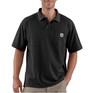 Radna polo majica sa žepom Carhartt, black, XXL