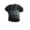ADRIATIC toque blanche, black
