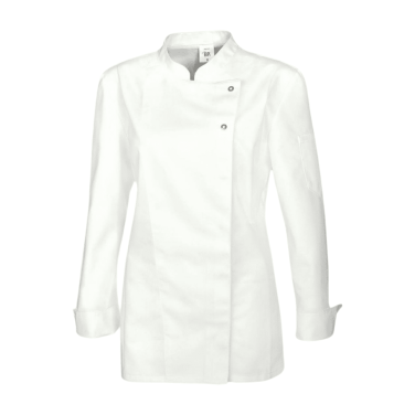 BP® women's chef's jacket Feminine, white