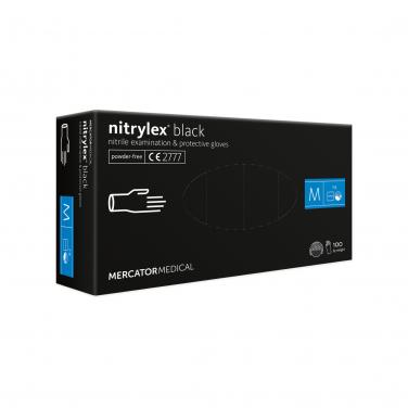 Nitrilne rokavice za enkratno uporabo Nitrylex Black