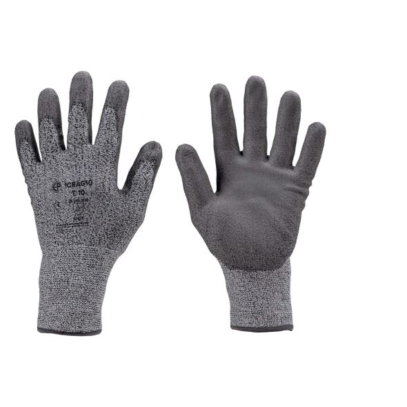 PU coated glove grey