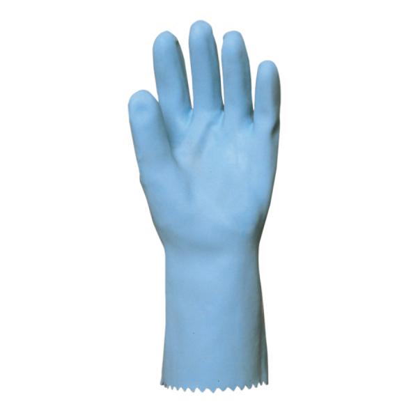 Latex rukavica 30 cm, plava, 10/1