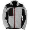 Fleece jacket BORA grey/black