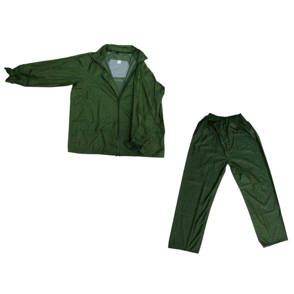 KISHA polyamide rain suit green