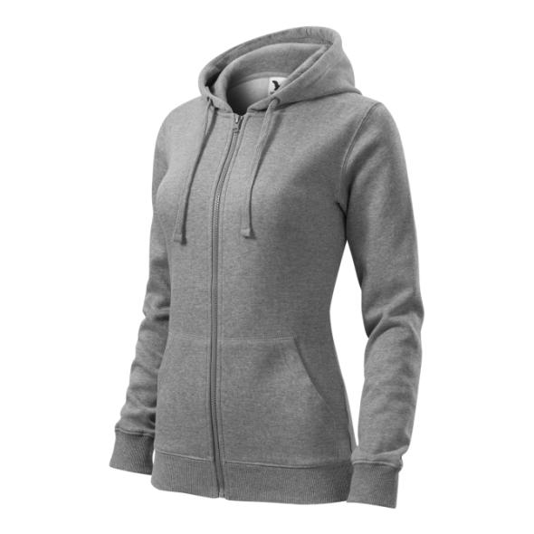 Women's hoodie, Malfini Zipper