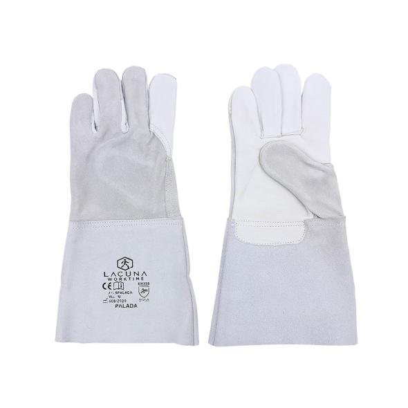 PALADA long cuff leather glove, size 10, 12/1