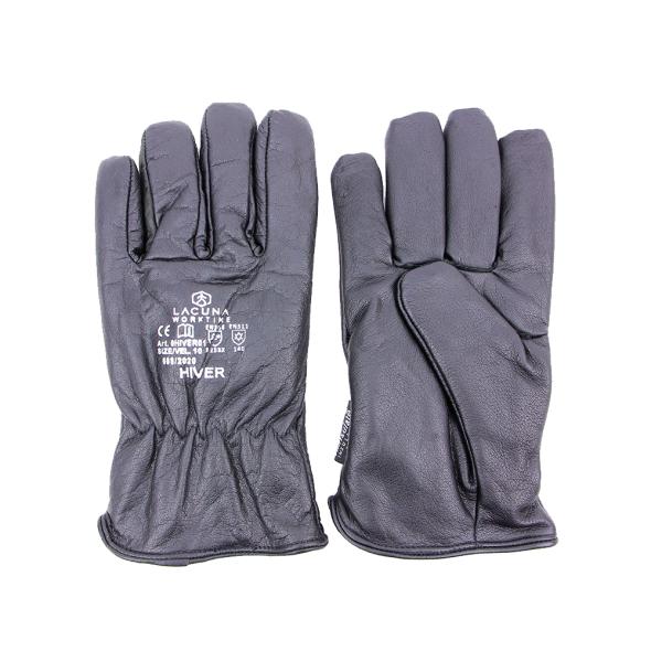 HIVER winter glove black, 6/10