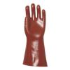 PVC glove 40cm, red, size 10, 10/1