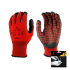 HAGA nitrile coated glove red, 1/1
