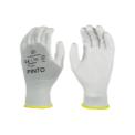 PINTO PU coated glove white, 12/1