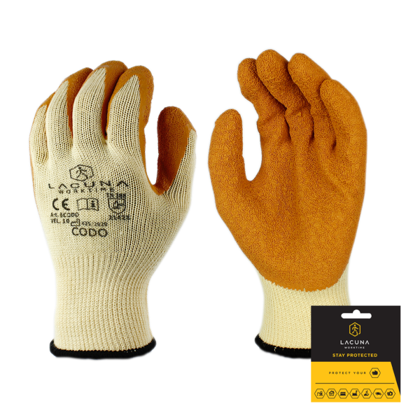 CODO latex coated glove, size 10, 1/1