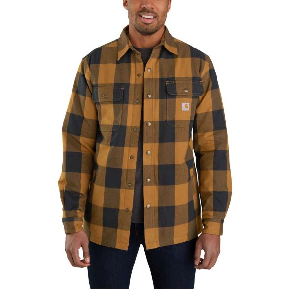 Hubbard Sherpa Lined Shirt Jac, Carhartt® Brown