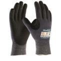 ATG MaxiCut Ultra glove with dots, blue-black, 12/1