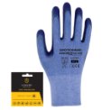 Latex coated glove, blue, 1/1