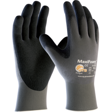 ATG MaxiFoam glove grey-black