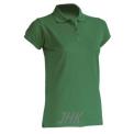 Women’s short sleeve polo shirt, kelly green