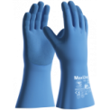 Dolge lateks rokavice ATG MaxiChem Cut modre 35 cm, 12/1