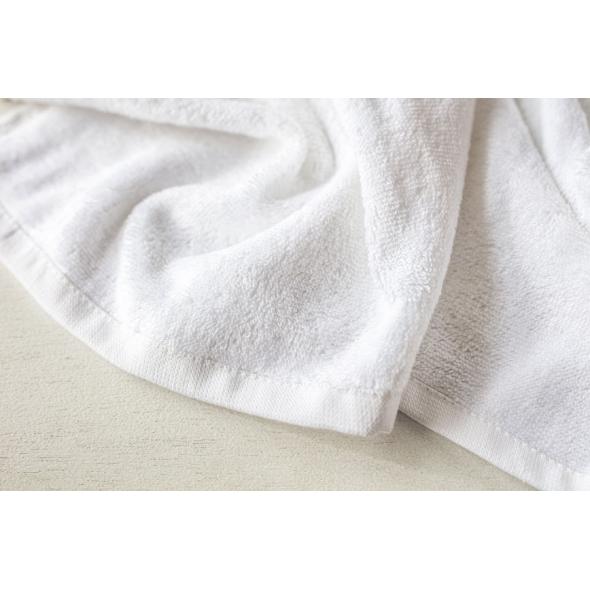 Towel, white, 100x150