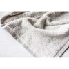Towel, light grey, 70x140