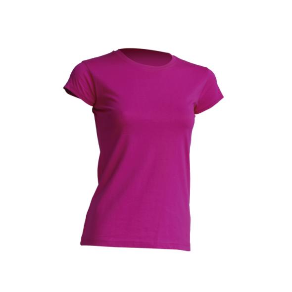 Women’s short sleeve T-shirt r-neck fuchsia