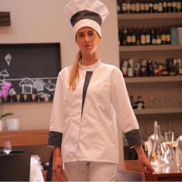 ADRIATIC women’s chef uniform white